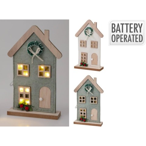 CASA FELTRO LED 18CM 2ASS